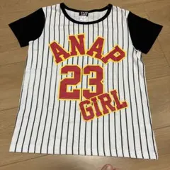 ANAP GIRL ストライプ柄 Tシャツ Sサイズのサムネイル