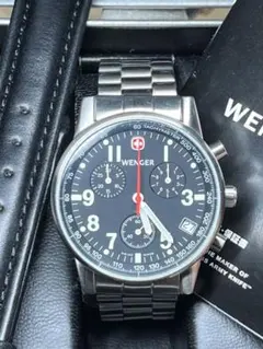WENGER クロノグラフ7082X DAY WR100m タキメ　美品　稼働品 2026年最新】ウェンガー 7082Xの人気アイテム - メルカリ