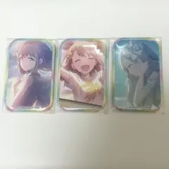 プロセカ　花里みのり　日野森雫　スクエア缶バッジ　天使のクローバー