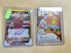 Jakob Poeltl&Colin Castleton rc サイン 2セット