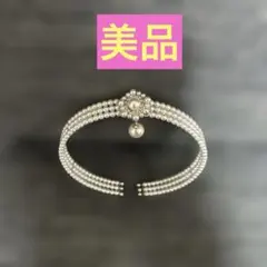 パール仕様　チョーカー　3連