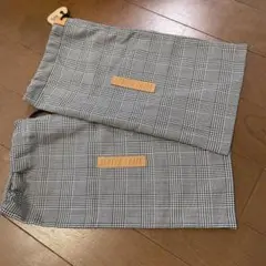 SCOTCH GRAIN シューズバッグ 2枚セット