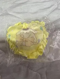 サンリオキャラクターズ ハートクッションマスコット（ポムポムプリン)