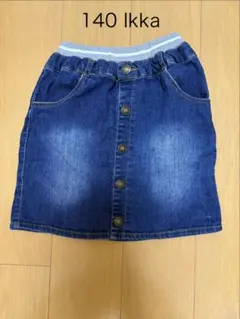 140 Ikka デニムスカート キッズ