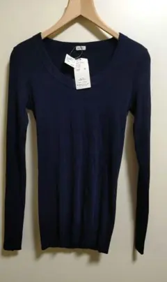 〔新品未使用〕FLORENT ネイビー 長袖 トップス Fサイズ