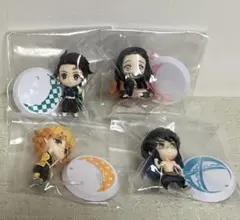 一番くじ　鬼滅の刃　ちびきゅんキャラ　4点セット