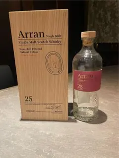 Arran 25年 シングルモルトウイスキー 空瓶 木箱付 - メルカリ
