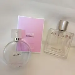 シャネル　チャンス＆アリュールオム　香水　空き瓶　CHANEL
