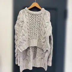 美品⭐︎ETRE TOKYO ケーブル編みフィッシュテールニットセーター