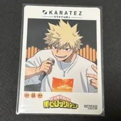 僕のヒーローアカデミア ヒロアカ カラオケの鉄人 会員証風カード 爆豪