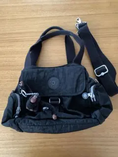 キプリング2way バッグ　ブラック