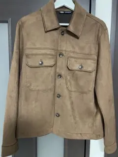 【ZARA】フェイクスエードジャケットのサムネイル