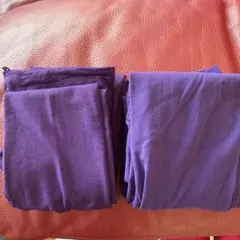 紫色タイツ2枚セット　パープル
