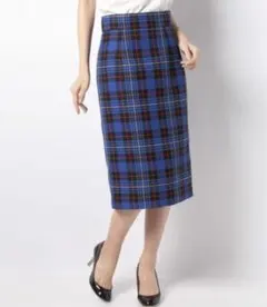 allureville バルキーチェック　タイトスカートのサムネイル