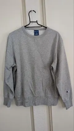 Champion グレー クルーネック トレーナー S