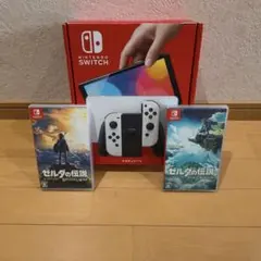 Nintendo Switch 有機ELモデル ゼルダ2本付き
