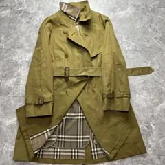 極美品♡バーバリー　トレンチコート　ベルト　ライナー　ノバチェック 希少　XL