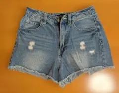レディース 　 ダメージ ショートパンツ　ハーフパンツ　 XS〜S