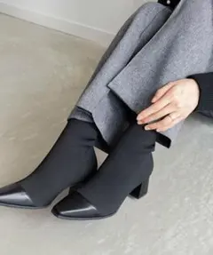 【新品】RANDA ランダ　ニットブーツ　ショート