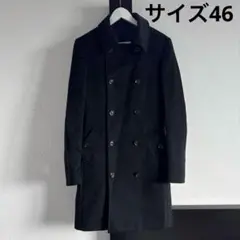 MELINDAGLOSS 46 ダブルブレスト　トレンチコート　M