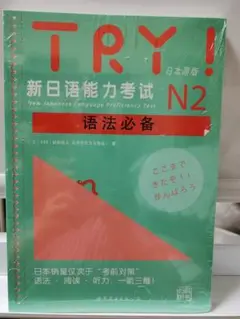 最新版✧TRY! 日本語能力試験 N2 语法必备✧中国語新品✧綺麗、書き込みなし