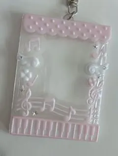トレカケース デコ レジン 硬質ケース 音符 ウィッシュコア トレカキーホルダー