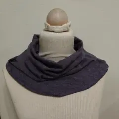 ハンドメイド　柔らかニットのちょっとゆったりネックウォーマー