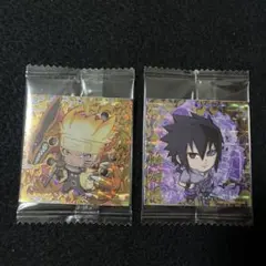 NARUTO うずまきナルト うちはサスケ 雨 限定 ステッカー - メルカリ