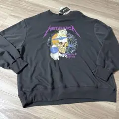 メタリカ　レディース　トレーナー　大きいサイズ　L