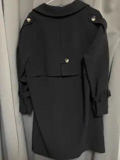 黒 ダブルブレストコート