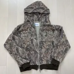 【即購入⭕️】 SEQUENZ リアルツリー　ダブルジップパーカ sサイズ