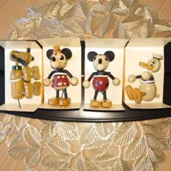 ディズニー　ヤングエポック　レトロ ミッキー　ミニー　ドナルド　プルート4体 ディズニー ヤングエポック レトロ ミッキー ミニー ドナルド