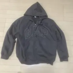 GAPブラウンジップアップパーカー