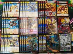 赤白ノヴァ 赤白カウンター デッキ 40枚 スリーブ付き ドギラゴン閃