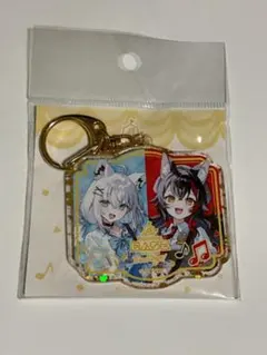 hololive BASE 東京限定 白上フブキ＆大神ミオ キーホルダー+α - メルカリ