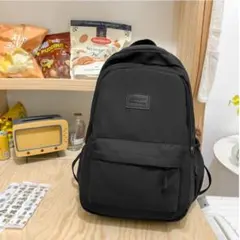 ♬キッズ リュック 女の子 男の子 小学生 通学 軽量 大容量 A4（黒）