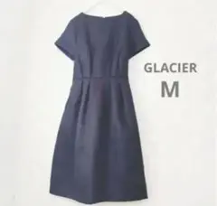 GLACIER M 半袖ワンピース　フォーマル 結婚式　入学式　卒業式など