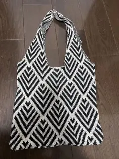 幾何学模様トートバッグ