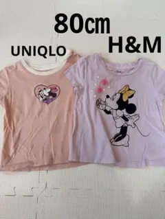 ミニーマウス Tシャツ 2枚セット