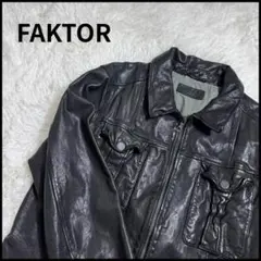 2026年最新】FAKTOR メンズ レザージャケット・ライダースの人気