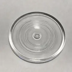◆昭和レトロ プレスガラス コースター 6枚セット　茶托 小皿 デッドストック◆ ◇昭和レトロ プレスガラス コースター 茶托 小皿 デッドストック 透明