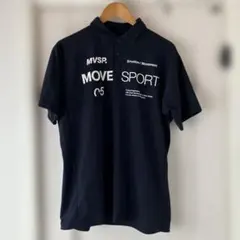 DESCENTE MOVE SPORT ポロシャツ ネイビーのサムネイル