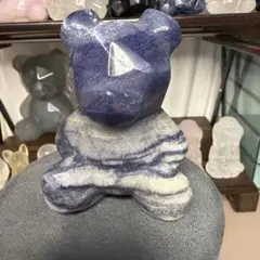 ✨カクカクくまちゃん✨ブルーアベンチュリン