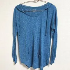 OLD NAVY 【 S 】トップス 薄手パーカー カットソー ブルーのサムネイル