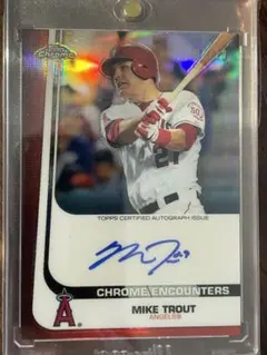 マイク・トラウト クロームヘルメット 直筆サイン エンゼルス 本物証明あり マイク・トラウト クロームヘルメット 直筆サイン エンゼルス
