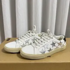 SAINT LAURENT サンローラン レディース スニーカー 星柄シルバーのサムネイル