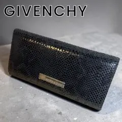GIVENCHY ジバンシー長財布 ブラック パイソン型押しのサムネイル