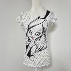 KariAng/カリアング ベティちゃん Tシャツ【M】ドット柄 Y2K ギャルのサムネイル