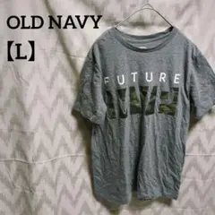 1点もの♪ OLD NAVY 【L】レディース グレー Tシャツ ゆったり