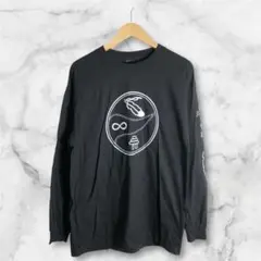 00's/vintage/ロングTシャツ/ブラック/ストリート /y2k